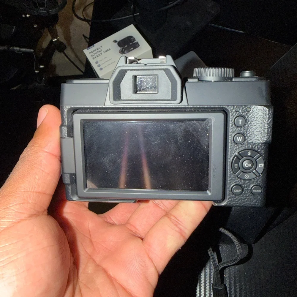 4K Ultra HD Black Camera